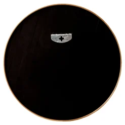 Helloshop26 Miroir mural rond 60 cm aluminium aluminium