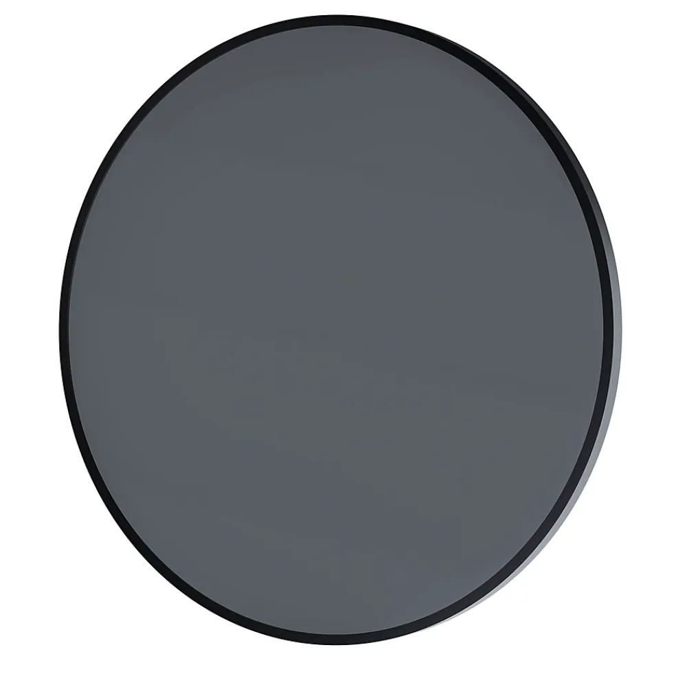 Miroir Simple|Bernstein Miroir mural rond design de salle de bain, cadre en aluminium, verre 4mm - 8232 - Couleur et Noir, 60cm