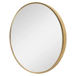 Miroir Simple|Helloshop26 Miroir mural rond diamètre 40 cm