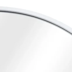 Miroir Simple|Helloshop26 Miroir mural rond diamètre 50 cm blanc