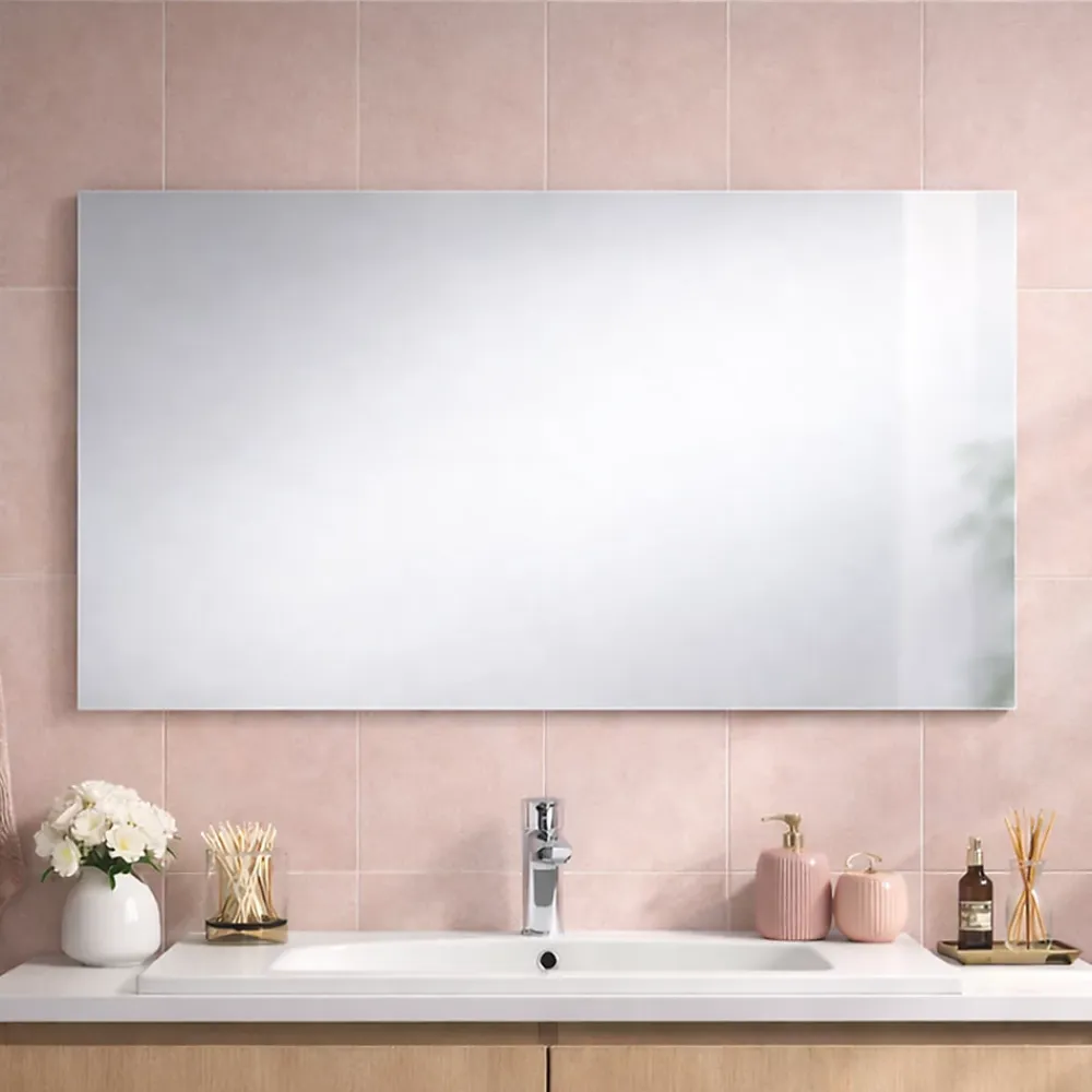 Kiamami Valentina Miroir Mural 100X60 Avec Bord Anti-Coupure