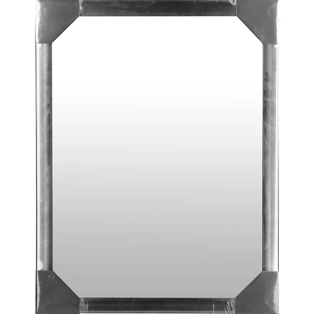 Miroir Simple|Atmosphera Créateur D'Intérieur Miroir mural 34X44- Marron- Atmosphera