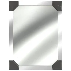 Miroir Simple|Atmosphera Créateur D'Intérieur Miroir mural 34X44- Marron- Atmosphera