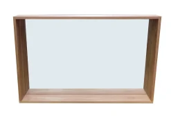 Cooke & Lewis Miroir non lumineux effet chêne l.120 x P.13 x H.80 cm, Harmon