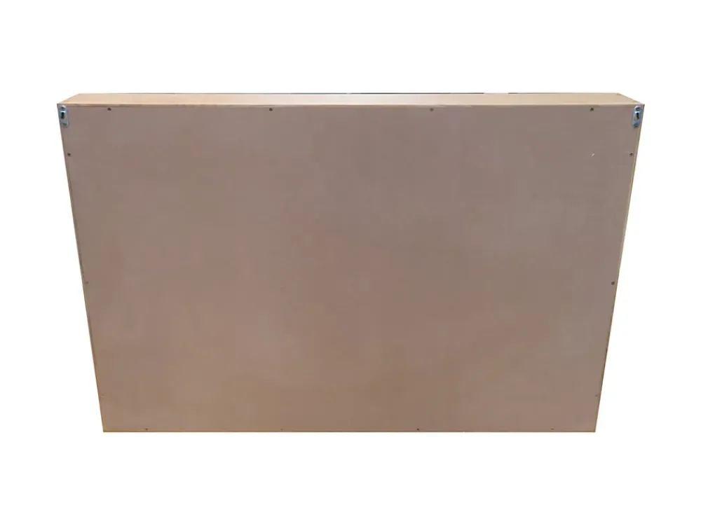 Cooke & Lewis Miroir non lumineux effet chêne l.120 x P.13 x H.80 cm, Harmon