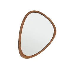 Miroir Simple|Berah Getah Miroir organique en mindi massif 75x60 cm