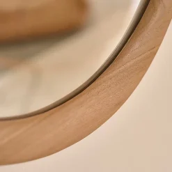 Miroir Simple|Berah Getah Miroir organique en teck massif 75x60 cm