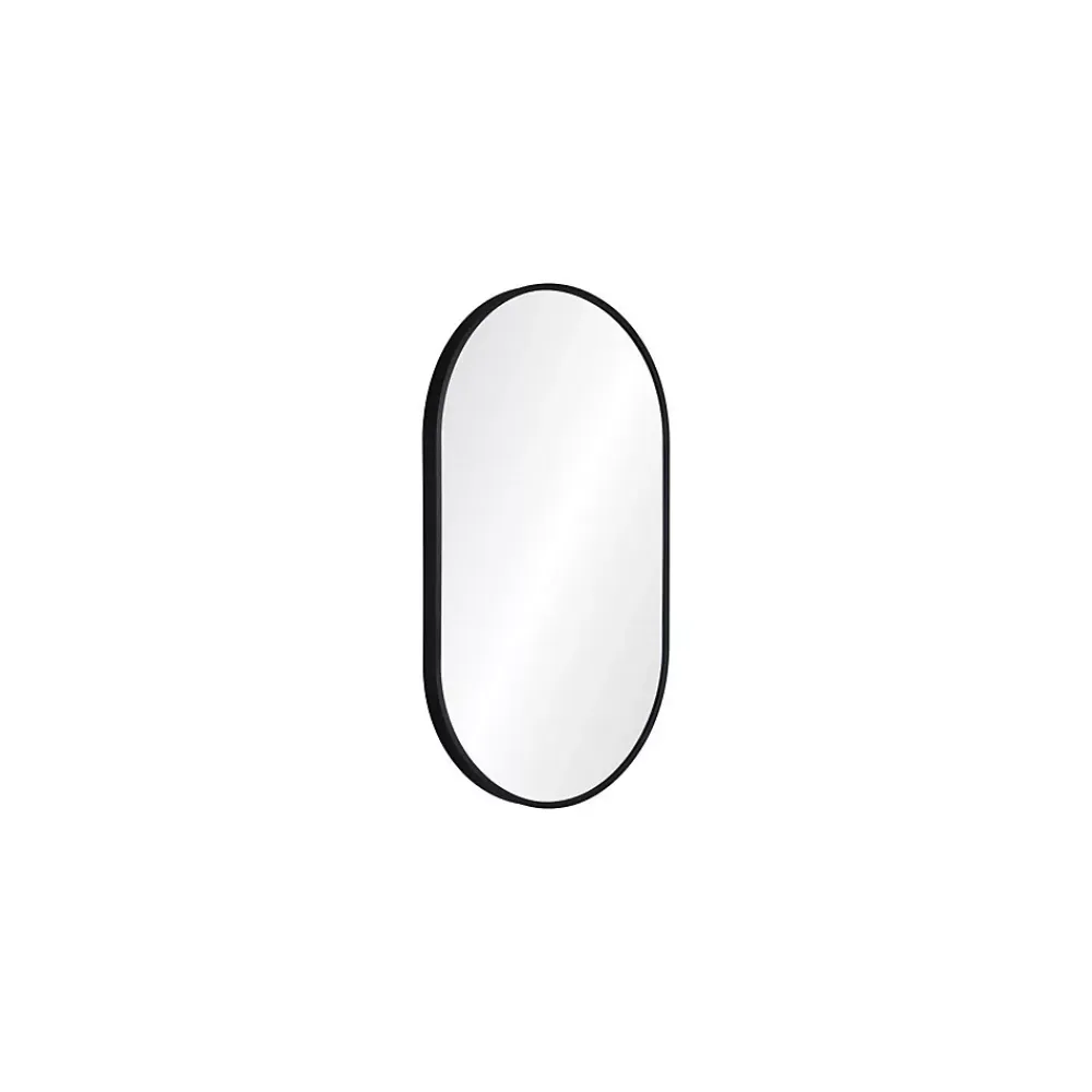 Mob-In Miroir ovale 40 x 70 cm PEPPER Noir