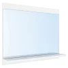 Miroir Simple|[En.Casa] Miroir pour salle de bains Krildihana 60 x 50 x 12 cm blanc en.casa