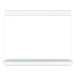 Miroir Simple|[En.Casa] Miroir pour salle de bains Krildihana 60 x 50 x 12 cm blanc en.casa