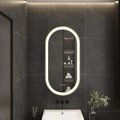 Miroir Lumineux|Rea MIROIR LED OVL GOLD 50X100CM 0