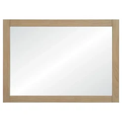 Mob-In Miroir rectangulaire en bois 50 x 70 cm ATOLL