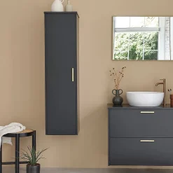Berah Getah Miroir rectangulaire en métal doré