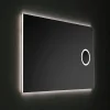 Kiamami Valentina Miroir Rectangulaire Rétroéclairé Led 120X70 Avec Miroir Grossissant