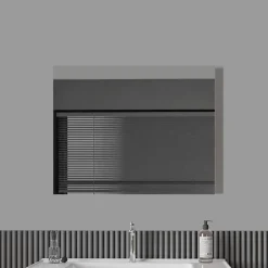 Stano Miroir rectangulaire sans cadre DORIA largeur 80 cm