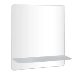 Mob-In Miroir rectangulaire SORRENTO avec tablette en métal