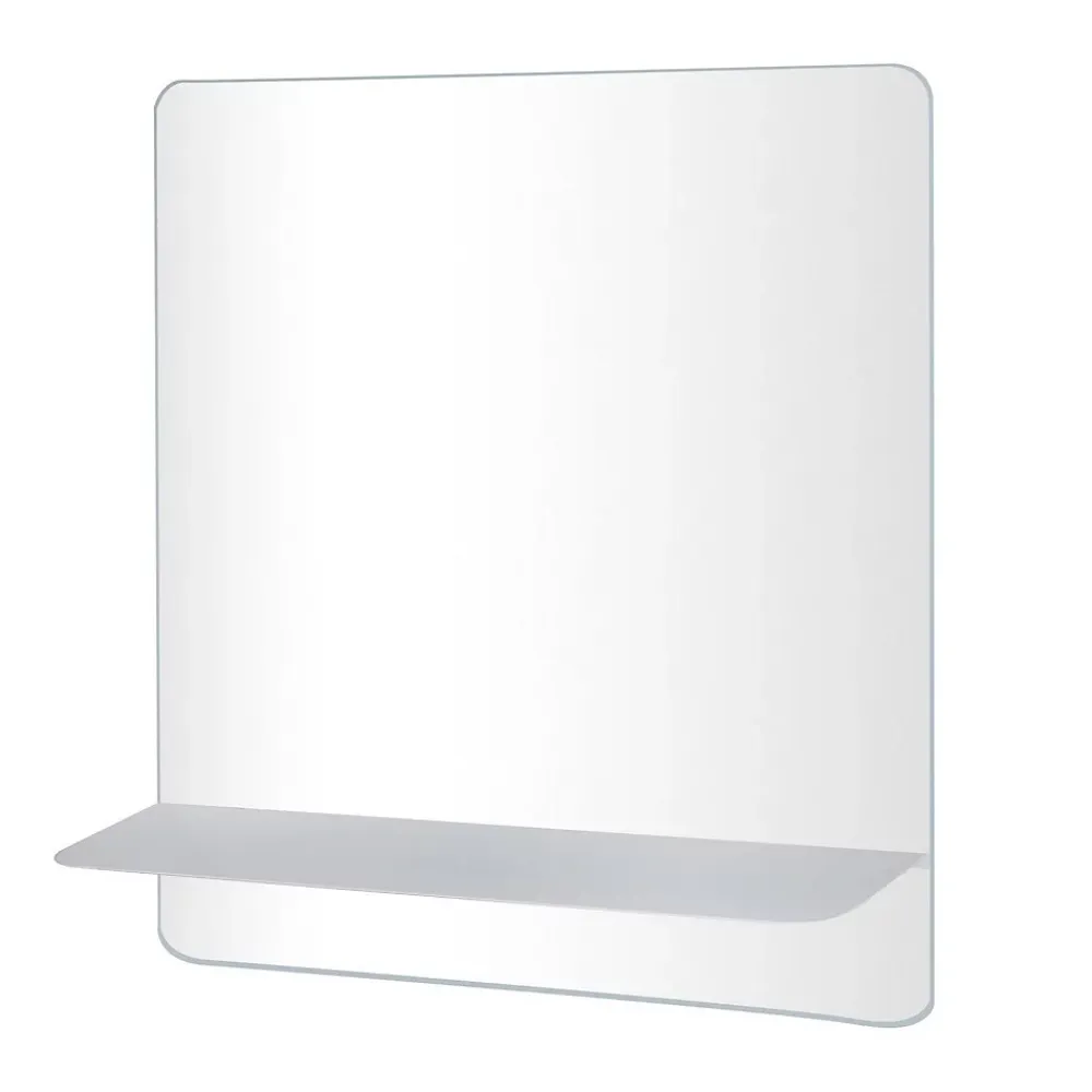 Mob-In Miroir rectangulaire SORRENTO avec tablette en métal