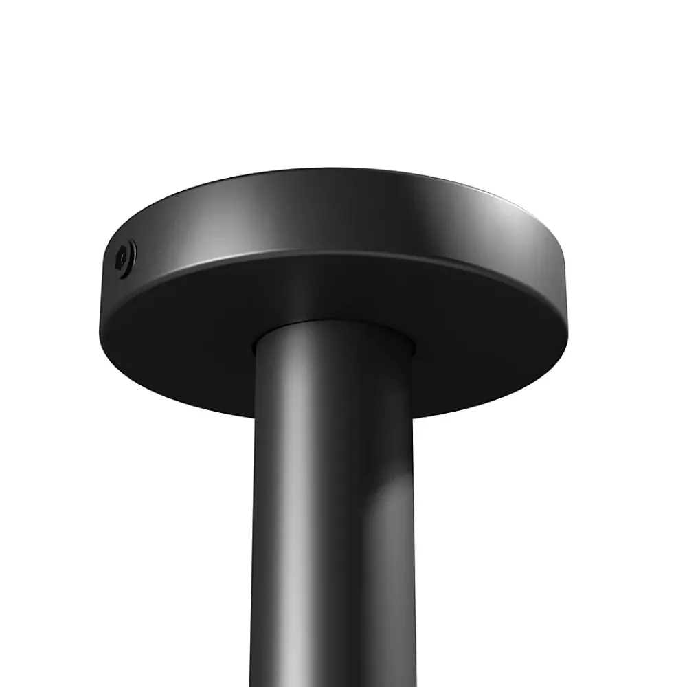 Miroir Simple|Bernstein Miroir rectangulaire suspendu cadre aluminium noir, rotation 360, réglable en hauteur, pour salle de bain - 50x80cm - 2145