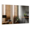 Miroir Simple|Tulup Miroir rectangulaire 80 x 60 cm Pour La Mise En Beauté