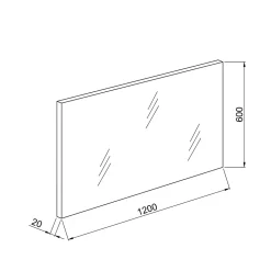 Miroir Grossissant|Kiamami Valentina Miroir Rectangulaire 120X60 Avec Bordure Fil Lisse
