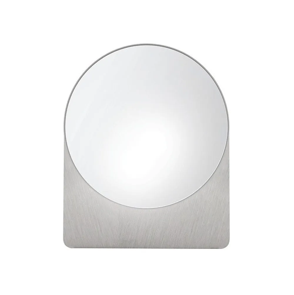 Miroir Simple|Spirella Miroir rond à poser Inox ALENA Brossé