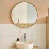 Mob-In Miroir rond chêne NESTO 60x60cm