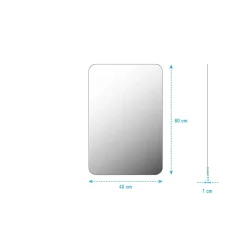 Aurlane Miroir salle de bain - 40x60cm - GO