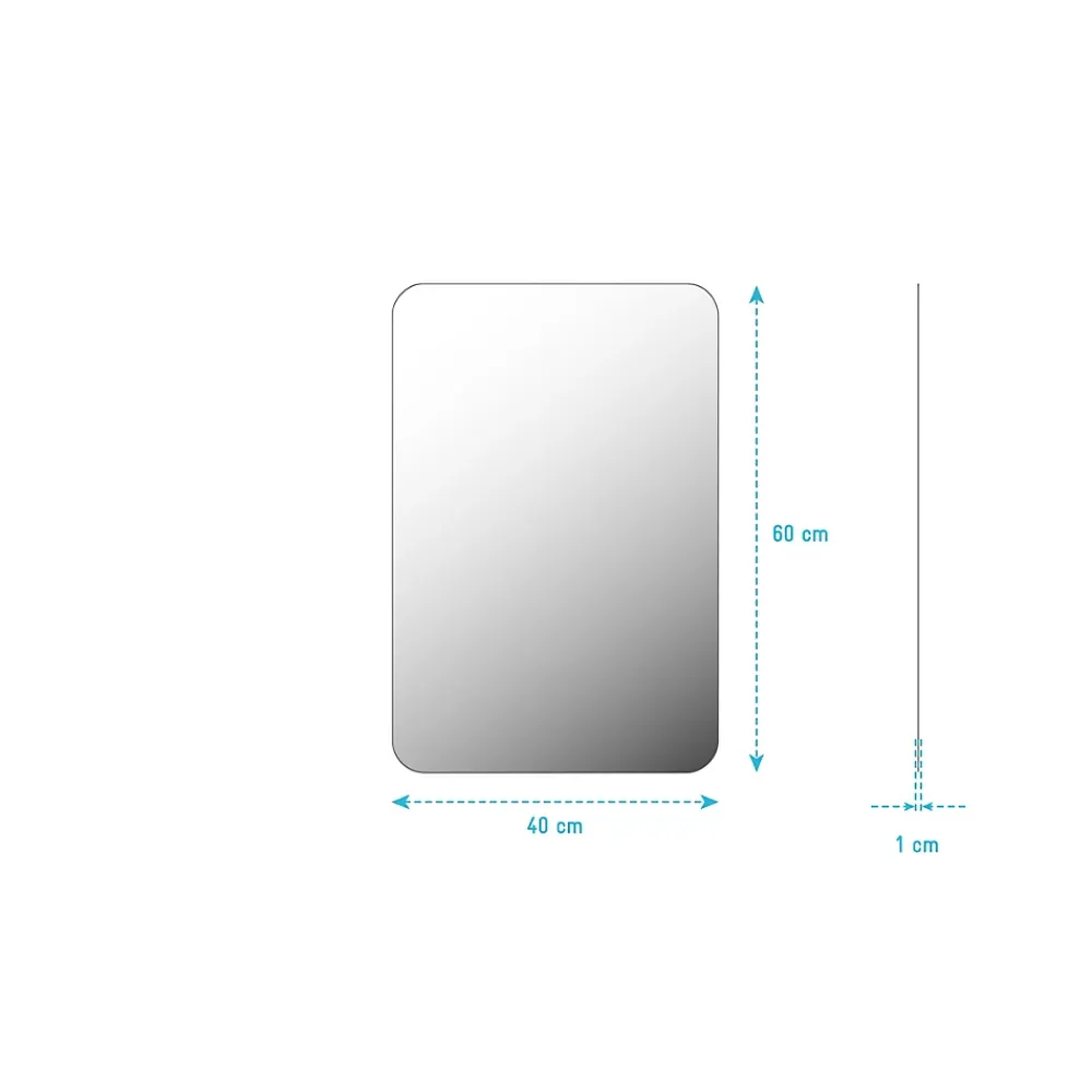 Aurlane Miroir salle de bain - 40x60cm - GO