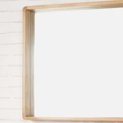 Wanda Collection Miroir salle de bain en teck Samba 140 x 65 cm