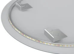 Miroir Lumineux|Lomazoo Miroir salle de bain Atlanta avec LED 70 cm rond
