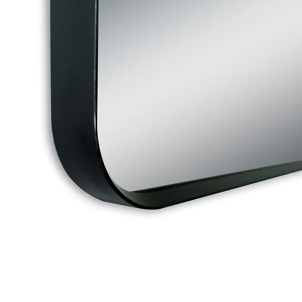 Aurlane Miroir salle de bain rectangle 60x80cm - encadrement en aluminium - HOB 60