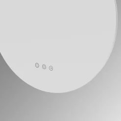 Miroir Lumineux|Saniverre Miroir salle de bain VEKIO LED lumineux rond 80 cm diam. fonction anti-buée + intensité & couleur réglables -
