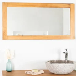Miroir Simple|Wanda Collection Miroir salle de bain 100x50 cm,