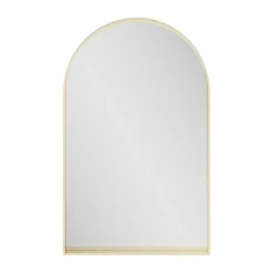 GoodHome Miroir salle de bains arche 50x80 cm, doré, Tisa