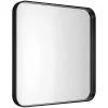 GoodHome Miroir salle de bains carré 60x60 cm Tisa noir