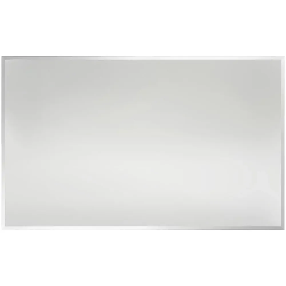 Miroir Simple| Miroir salle de bains rectangulaire 100X60 cm Wapta argent