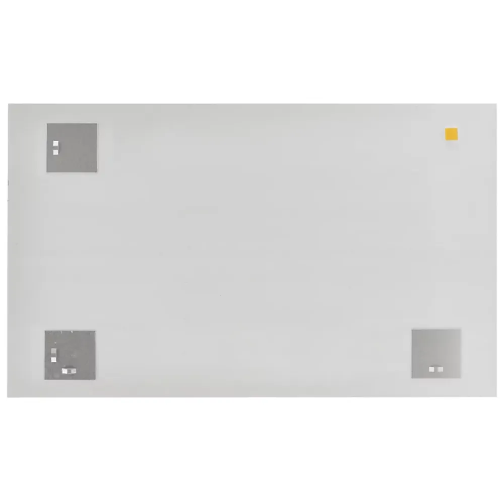 Miroir Simple| Miroir salle de bains rectangulaire 100X60 cm Wapta argent