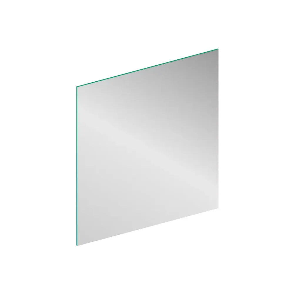 Miroir Simple|GoodHome Miroir salle de bains rectangulaire 80 x 90 cm argent, Imandra