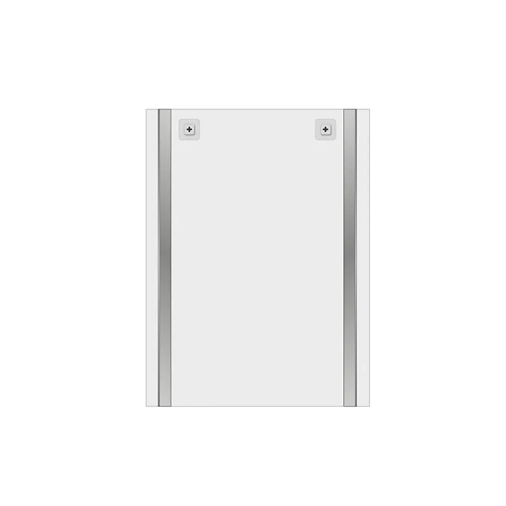 Miroir Simple|GoodHome Miroir salle de bains rectangulaire 80 x 90 cm argent, Imandra