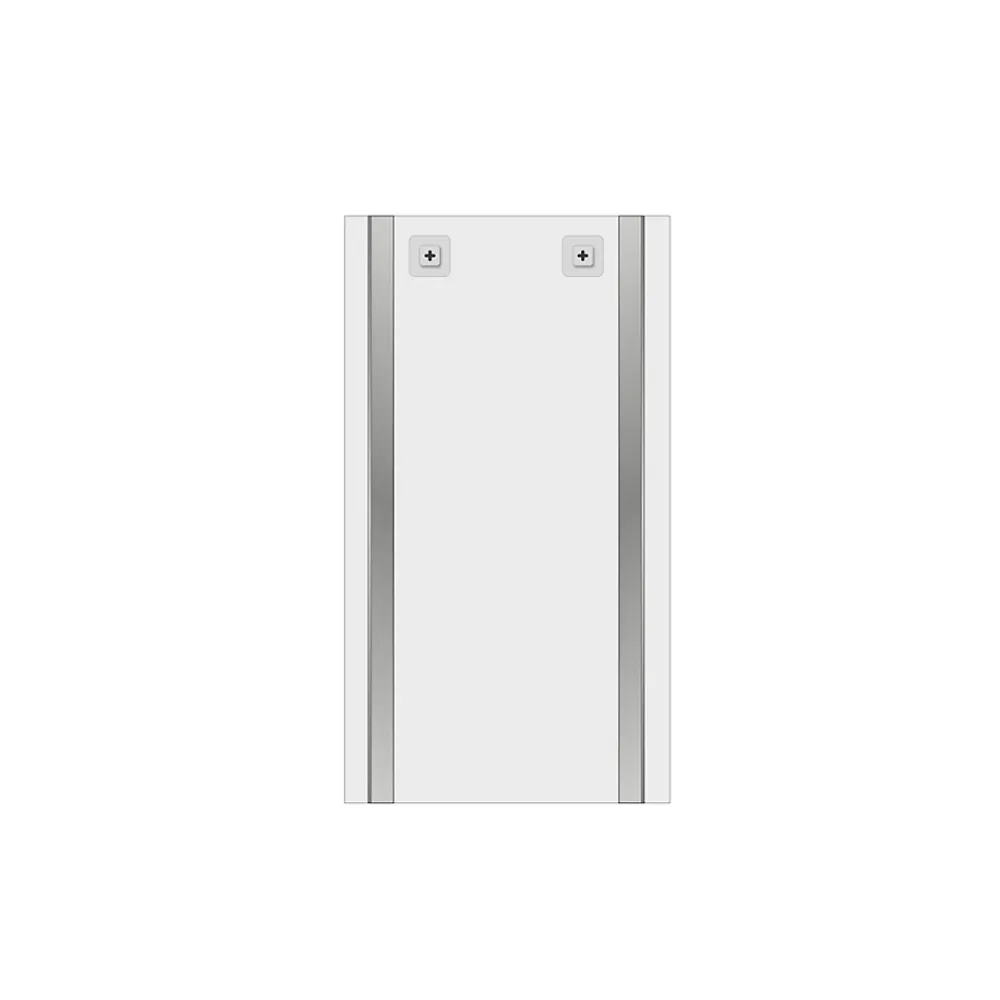 GoodHome Miroir salle de bains rectangulaire 50 x 90 cm argent, Imandra