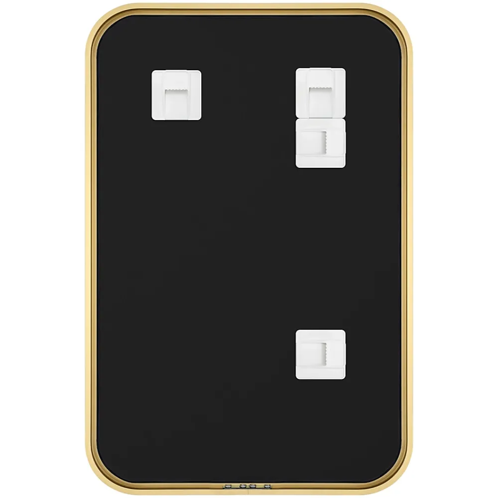 GoodHome Miroir salle de bains rectangulaire 40x60 cm Tisa doré