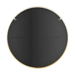 GoodHome Miroir salle de bains rond Ø100 cm, doré, Tisa