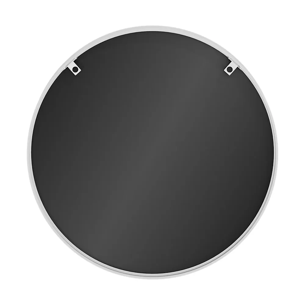 Miroir Simple|GoodHome Miroir salle de bains rond Ø80 cm, blanc, Tisa