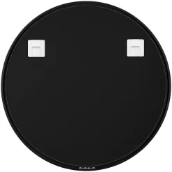 Miroir Simple|GoodHome Miroir salle de bains rond diamètre 60 cm Tisa noir