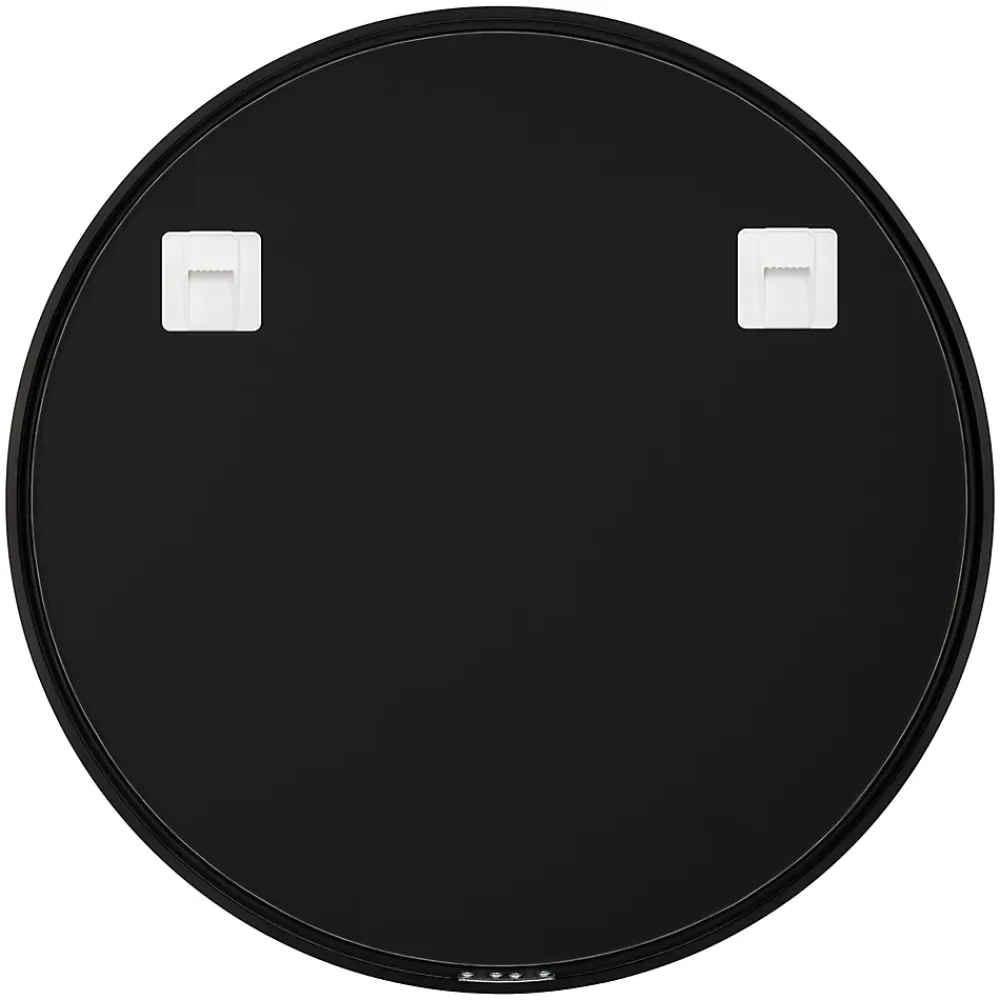 Miroir Simple|GoodHome Miroir salle de bains rond diamètre 60 cm Tisa noir