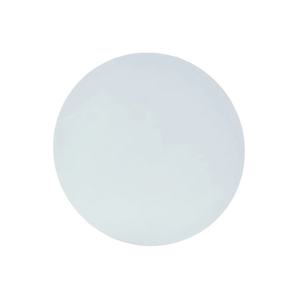 Miroir Simple| Miroir salle de bains rond diamètre 40 cm Dunnet noir