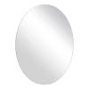 Miroir salle de bains rond diamètre 60 cm Dunnet noir