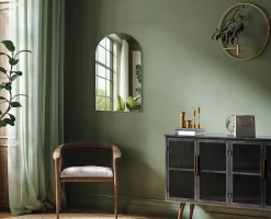 Miroir Simple|Tulup Miroir Semi-Ovale 40 x 70 cm Style premium pour le salon