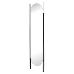 Helloshop26 Miroir sur pied 150 x 41 noir