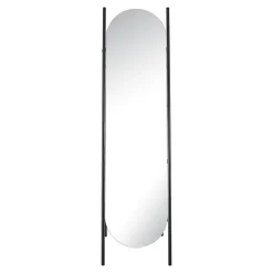 Helloshop26 Miroir sur pied 150 x 41 noir